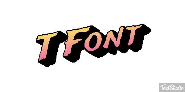 T Font Text effect