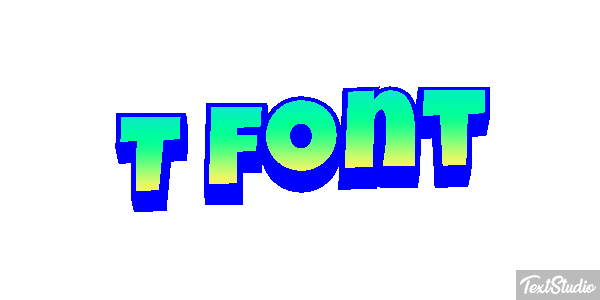 T Font Text effect