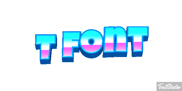 T Font Text effect