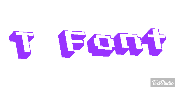 T Font Text effect