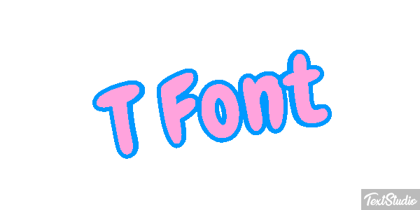 T Font Text effect