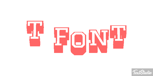 T Font Text effect