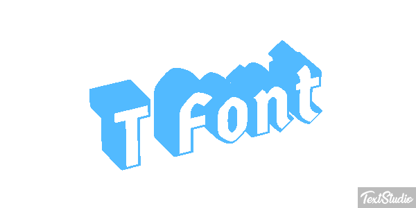 T Font Text effect