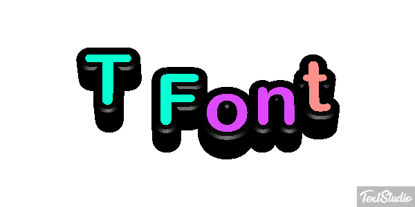 T Font Text effect