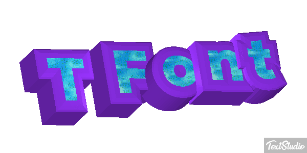 T Font Text effect