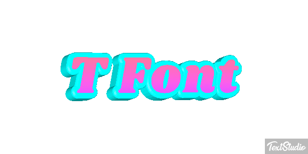 T Font Text effect
