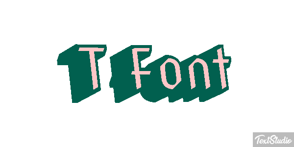 T Font Text effect