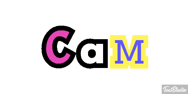 Cam Effet de texte