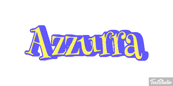 Azzurra Effetto testo