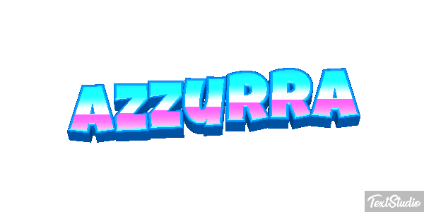 Azzurra Effetto testo