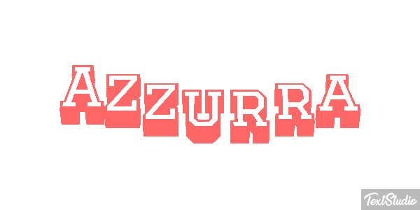 Azzurra Effetto testo