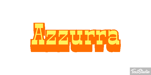 Azzurra Effetto testo