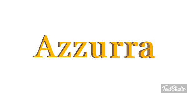 Azzurra Effetto testo