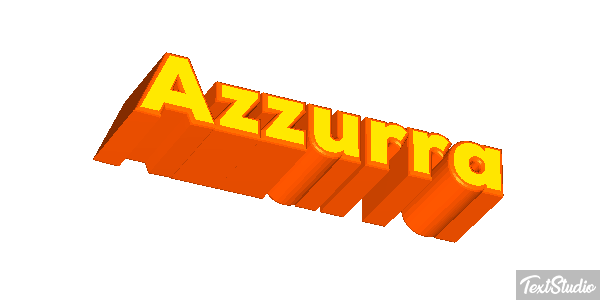 Azzurra Effetto testo