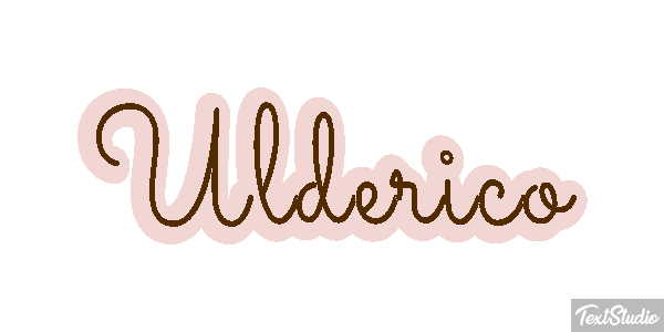 Ulderico Effetto testo