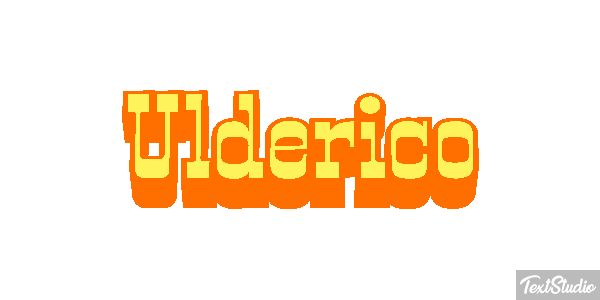 Ulderico Effetto testo