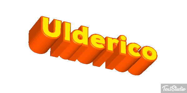 Ulderico Effetto testo