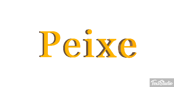 Peixe Efeito do texto