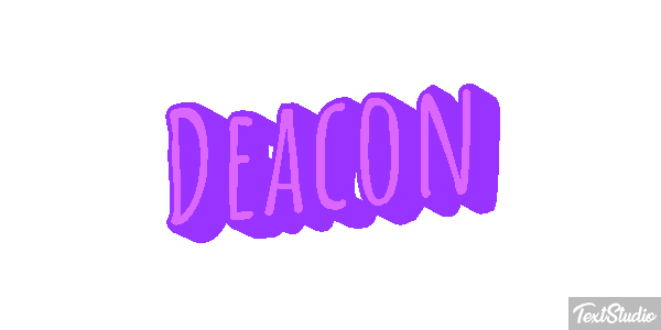 Deacon Effet de texte