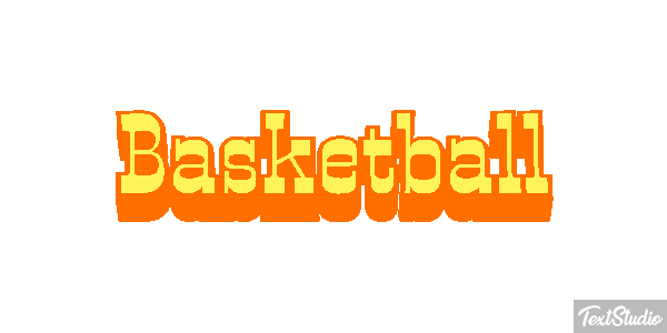 Basketball Texteffekt