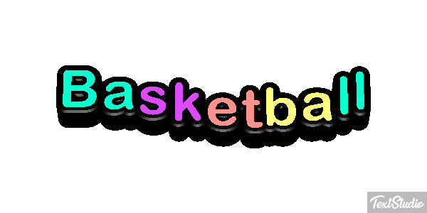 Basketball Texteffekt