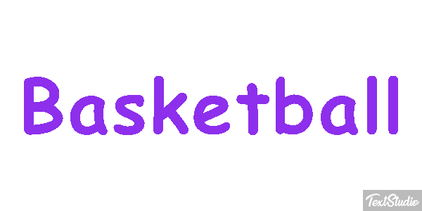 Basketball Texteffekt