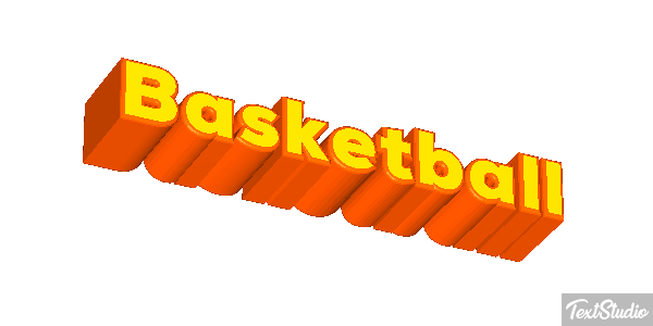 Basketball Texteffekt