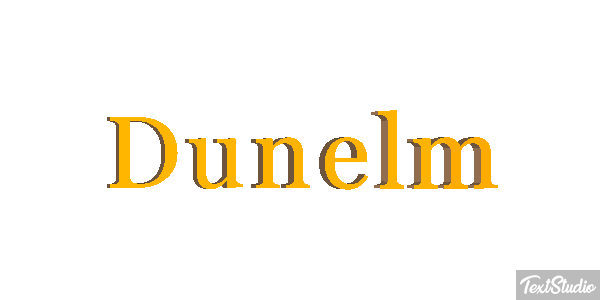 Dunelm Effet de texte