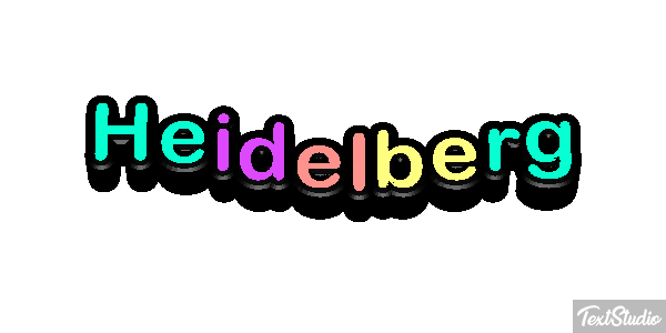 Heidelberg Effetto testo