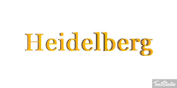 Heidelberg Effetto testo