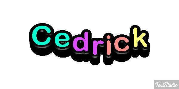 Cedrick Texteffekt