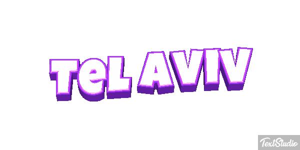 Tel Aviv Tekst effect