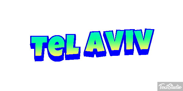 Tel Aviv Tekst effect