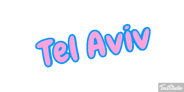 Tel Aviv Tekst effect