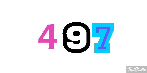 497 Texteffekt