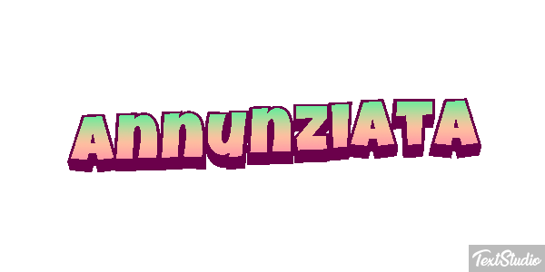 Annunziata Tekst effect