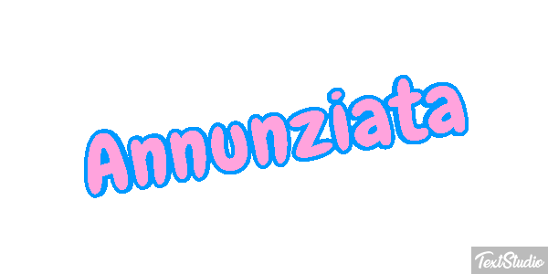 Annunziata Tekst effect