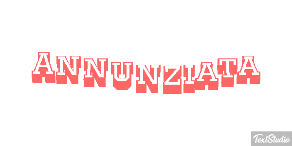 Annunziata Tekst effect