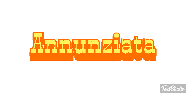 Annunziata Tekst effect