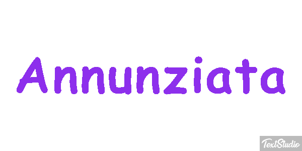 Annunziata Tekst effect