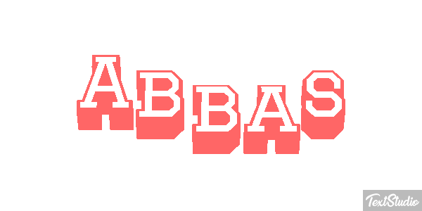 Abbas テキスト効果