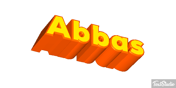 Abbas テキスト効果