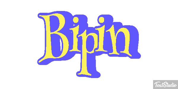 Bipin Effetto testo
