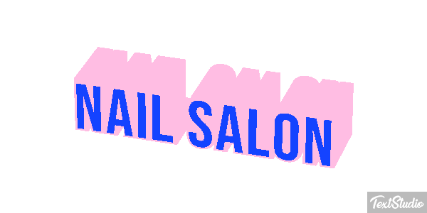 Nail Salon Effetto testo