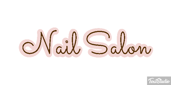Nail Salon Effetto testo