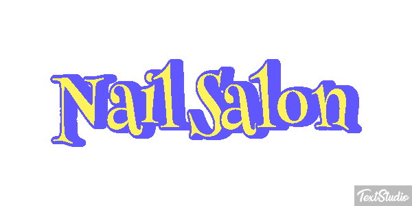 Nail Salon Effetto testo