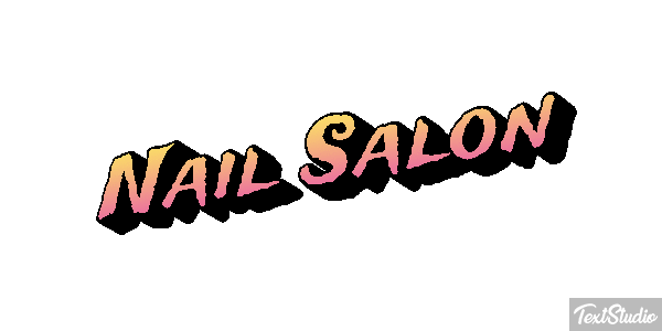 Nail Salon Effetto testo