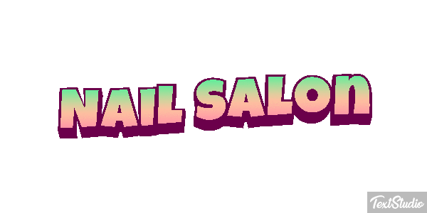 Nail Salon Effetto testo
