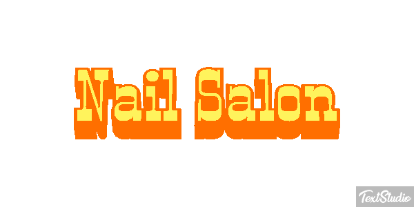 Nail Salon Effetto testo