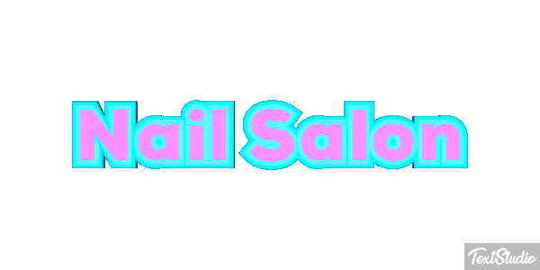 Nail Salon Effetto testo